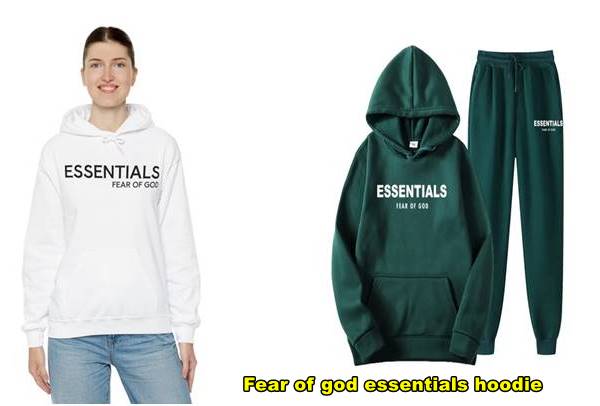 Fear of god essentials hoodie